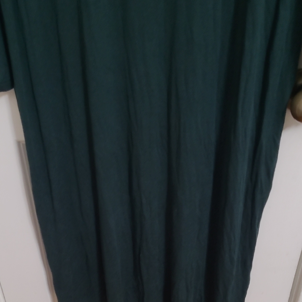 Universal Standard Deep Green Long Sleeve Dress W/FREE BELT - Picture 7 of 11